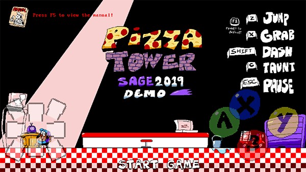 披萨塔茄子版(Pizza Tower)