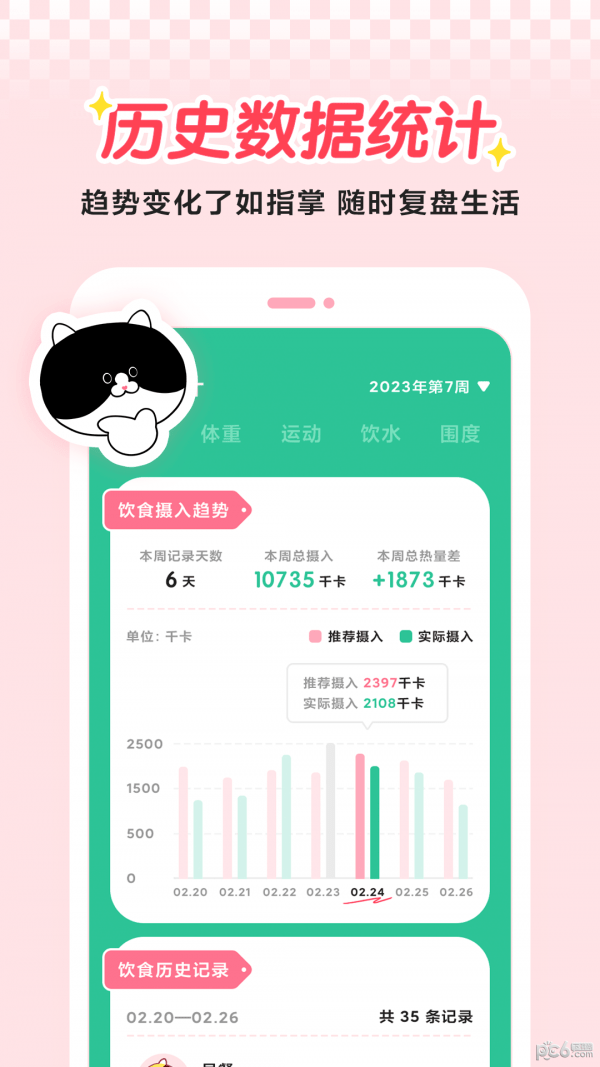 喵轻饮食管理app下载 v2.0.1