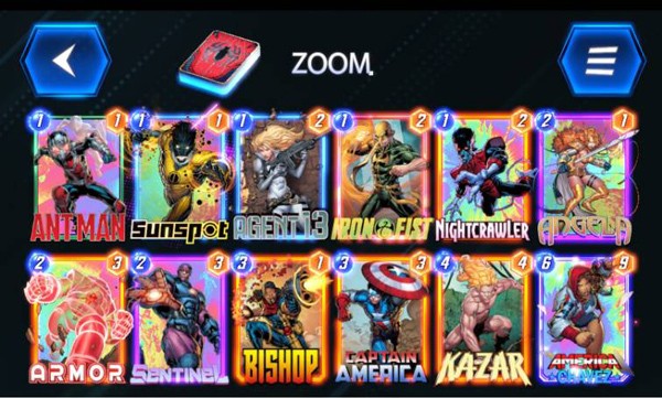 漫威终极逆转国服中文版卡组推荐截图1