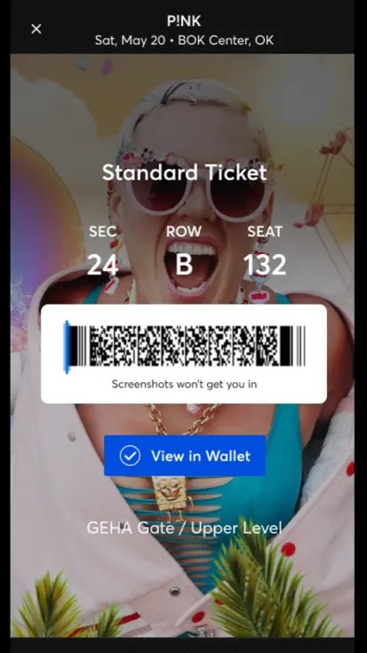 Ticketmaster购票软件