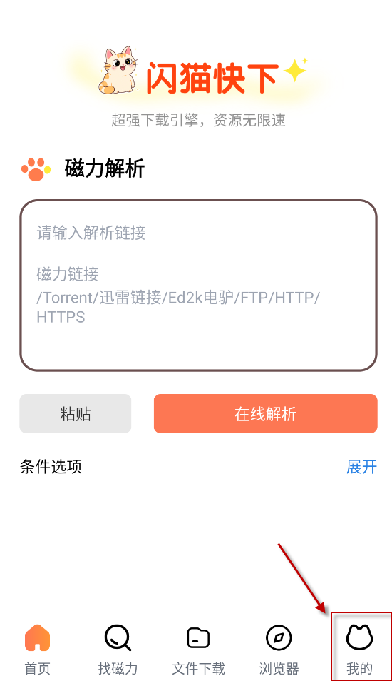 闪猫快下bt搜索