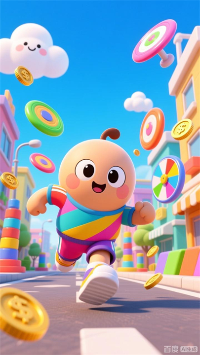 豆豆人赛跑游戏