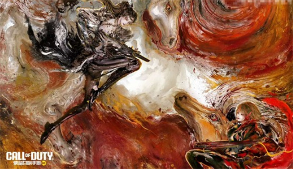 《使命召唤手游》全新水墨画风格马年贺图正式公布！