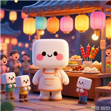 方糖人夜市游戏