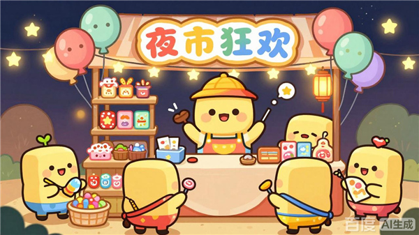 方糖人夜市游戏