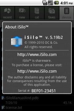 iSilo阅读器说明图2